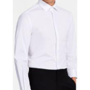 Alfani Slim Fit Formal Convertible-Cuff Dress Shirt